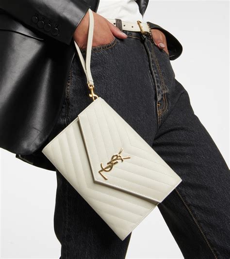 ysl clutch cassandre